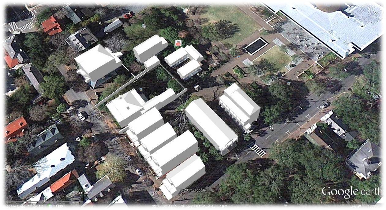 Bull Street Campus Sketch Up Model
