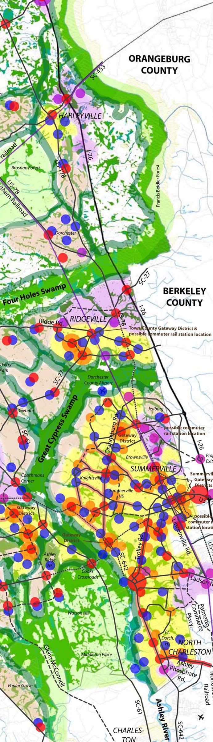 Portion of Dorchester County plan